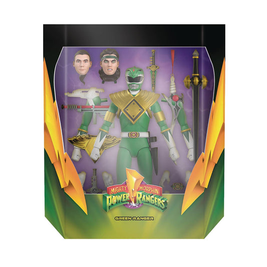 Super7 Ultimates - Mighty Morphin Power Rangers - Green Ranger 8-inch Action Figure (81299) LOW STOCK