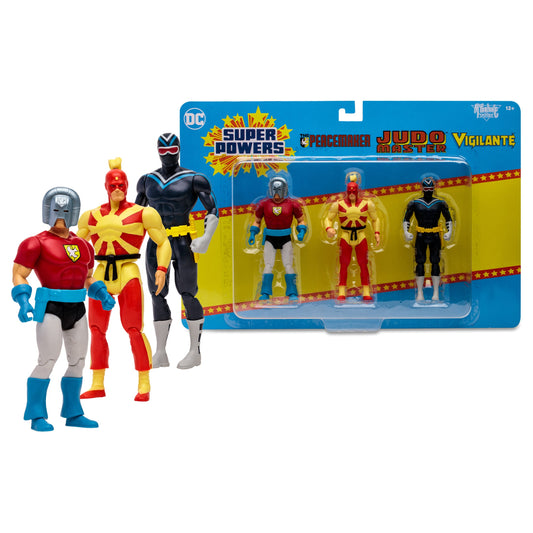 DC Super Powers - Peacemaker, Judomaster & Vigilante Action Figure 3-Pack (15811)
