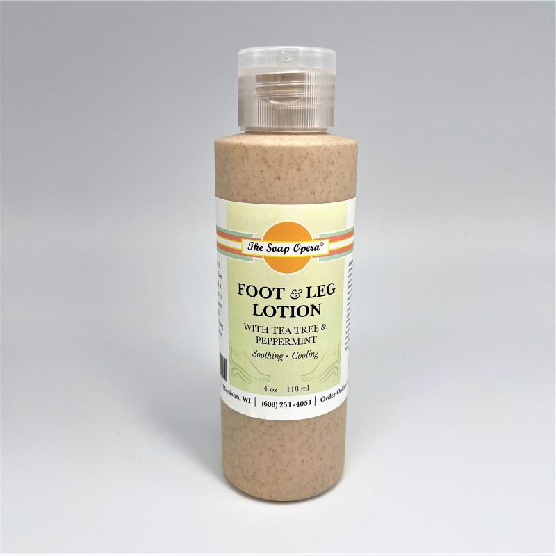 The Soap Opera Soothing Foot & Leg Lotion with Tea Tree & Peppermint
