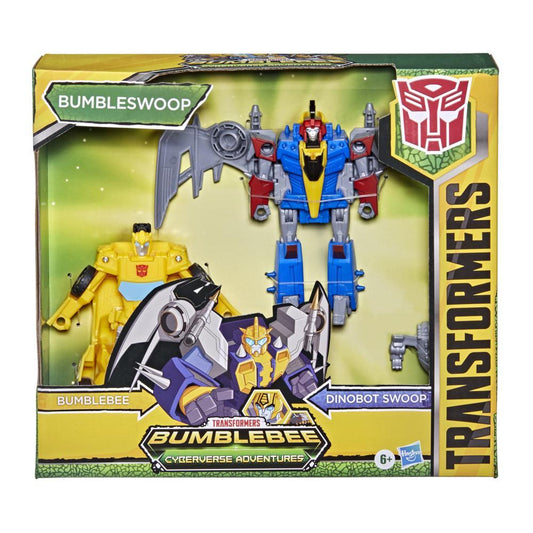 Transformers Bumblebee Cyberverse Adventures (Dinobots Unite) Dino Combiners Bumbleswoop Action Figure (F2733) LOW STOCK