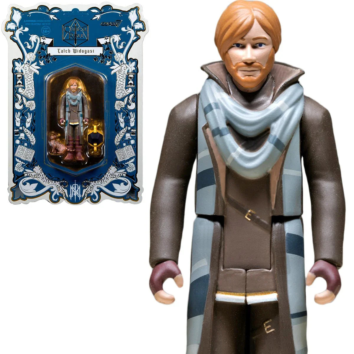Super7 ReAction Figures - Critical Role - Wave 1 - Caleb Widogast 3.75-inch Action Figure (82341) LAST ONE!
