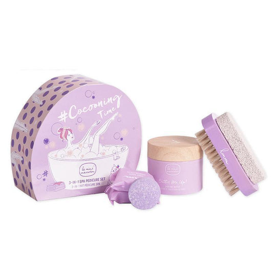 Le Mini Macaron - Cocooning Time 3-In-1 Spa Pedicure Set