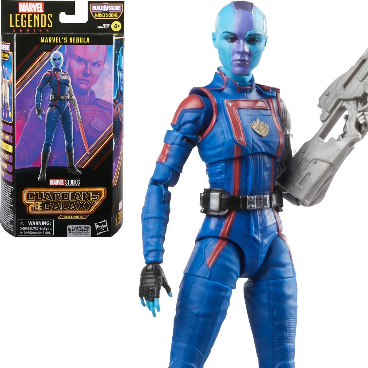 Marvel Legends - Guardians of the Galaxy 3 (Cosmo BAF) Nebula Action Figure (F6606)