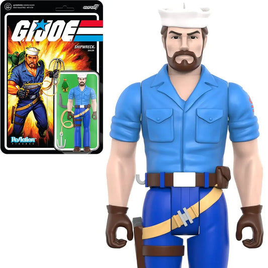 Super7 ReAction Figures - G.I. Joe (Wave 4) Shipwreck Action Figure (82067) LOW STOCK