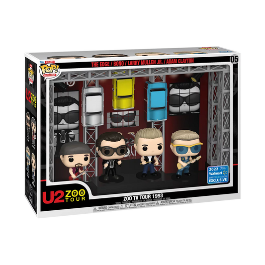 Funko Pop! Moment #05 - U2’s Zoo TV Tour (1993) 2022 Limited Edition Deluxe Vinyl Figure Set (67773) LOW STOCK