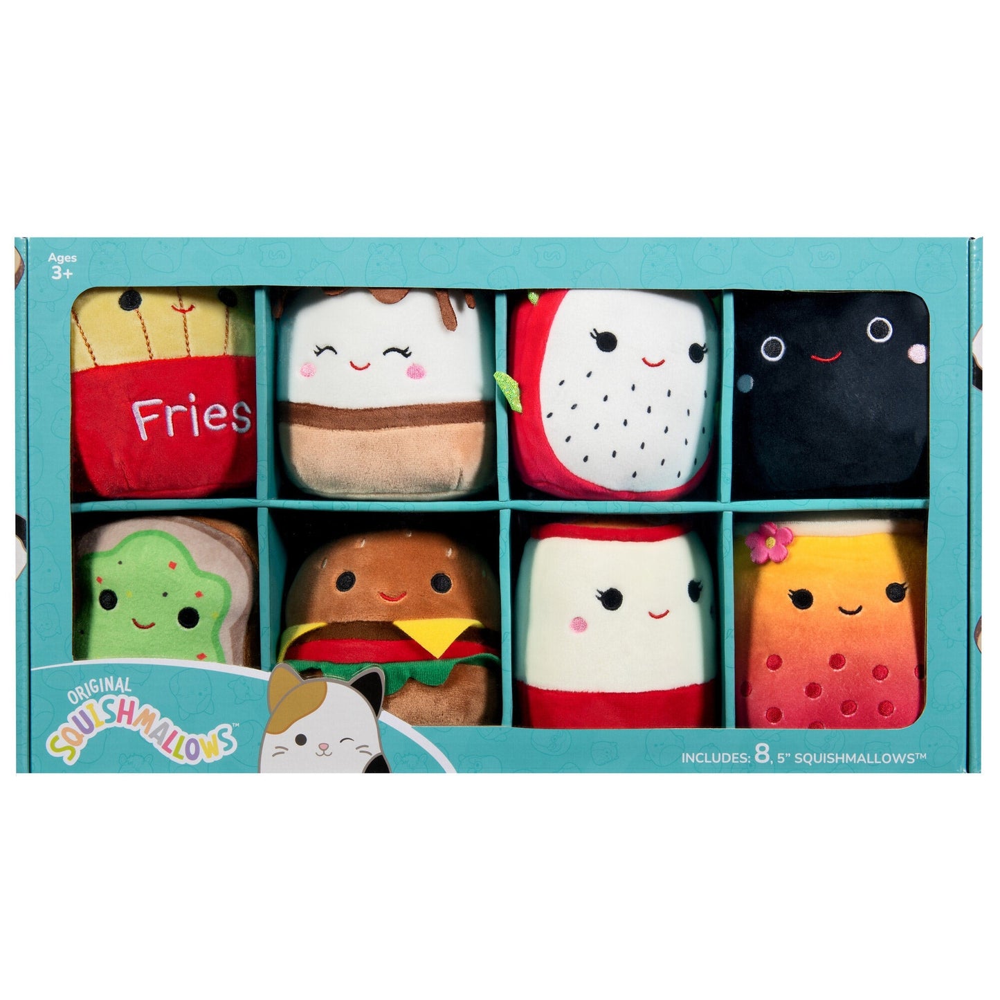 5-inch Squishmallows, Food Theme, 8-Pack
