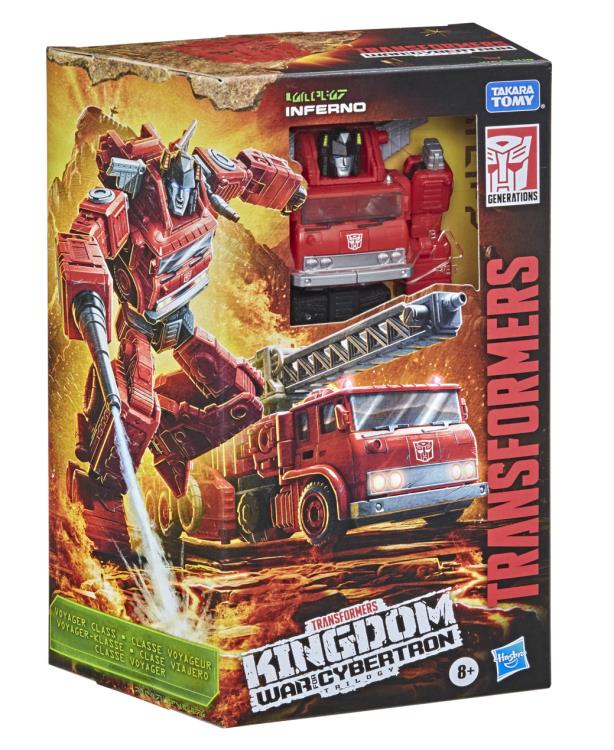 Transformers - War for Cybertron: Kingdom WFC-K19 Voyager Inferno (F0694) Action Figure LAST ONE!