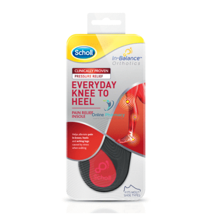 Scholl In-Balance Orthotics - Everyday Knee to Heel