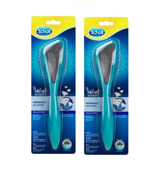 2xPack Scholl Velvet Smooth Callus Remover Files